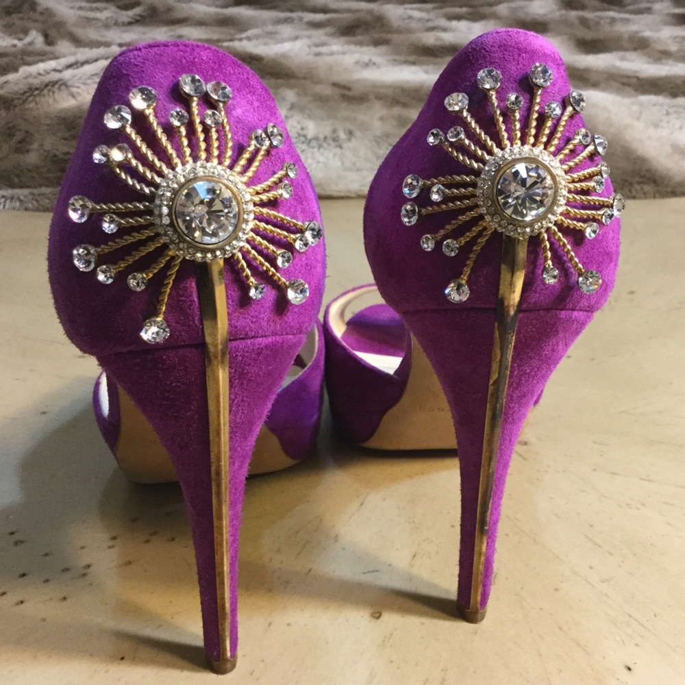 Brian Atwood jeweled pumps